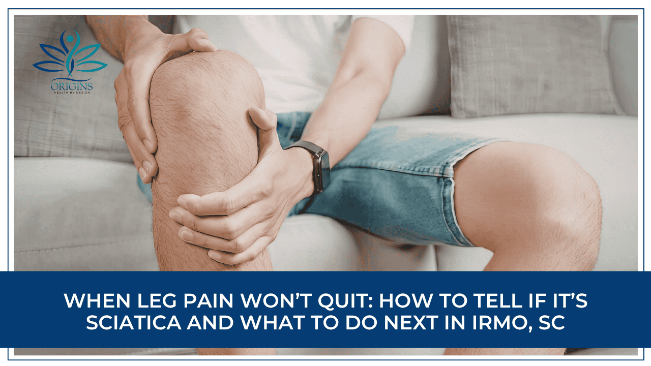 When Leg Pain Won’t Quit: How to Tell If It’s Sciatica and What to Do Next in Irmo, SC
